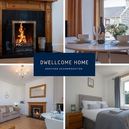 Dwellcome Home Ltd 1 Bed Apt, Half Mile To Union Street Yet Quiet, Free Parking, Fast Wifi, Ideal For Long Term Contractor, Etc Stays, Fully Equipped Kitchen, Regular Housekeeping Option - See Our Site For Assurance Абърдийн Екстериор снимка