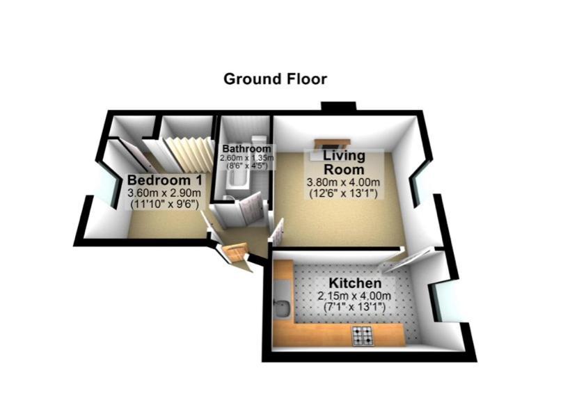 Dwellcome Home Ltd 1 Bed Apt, Half Mile To Union Street Yet Quiet, Free Parking, Fast Wifi, Ideal For Long Term Contractor, Etc Stays, Fully Equipped Kitchen, Regular Housekeeping Option - See Our Site For Assurance Абърдийн Екстериор снимка